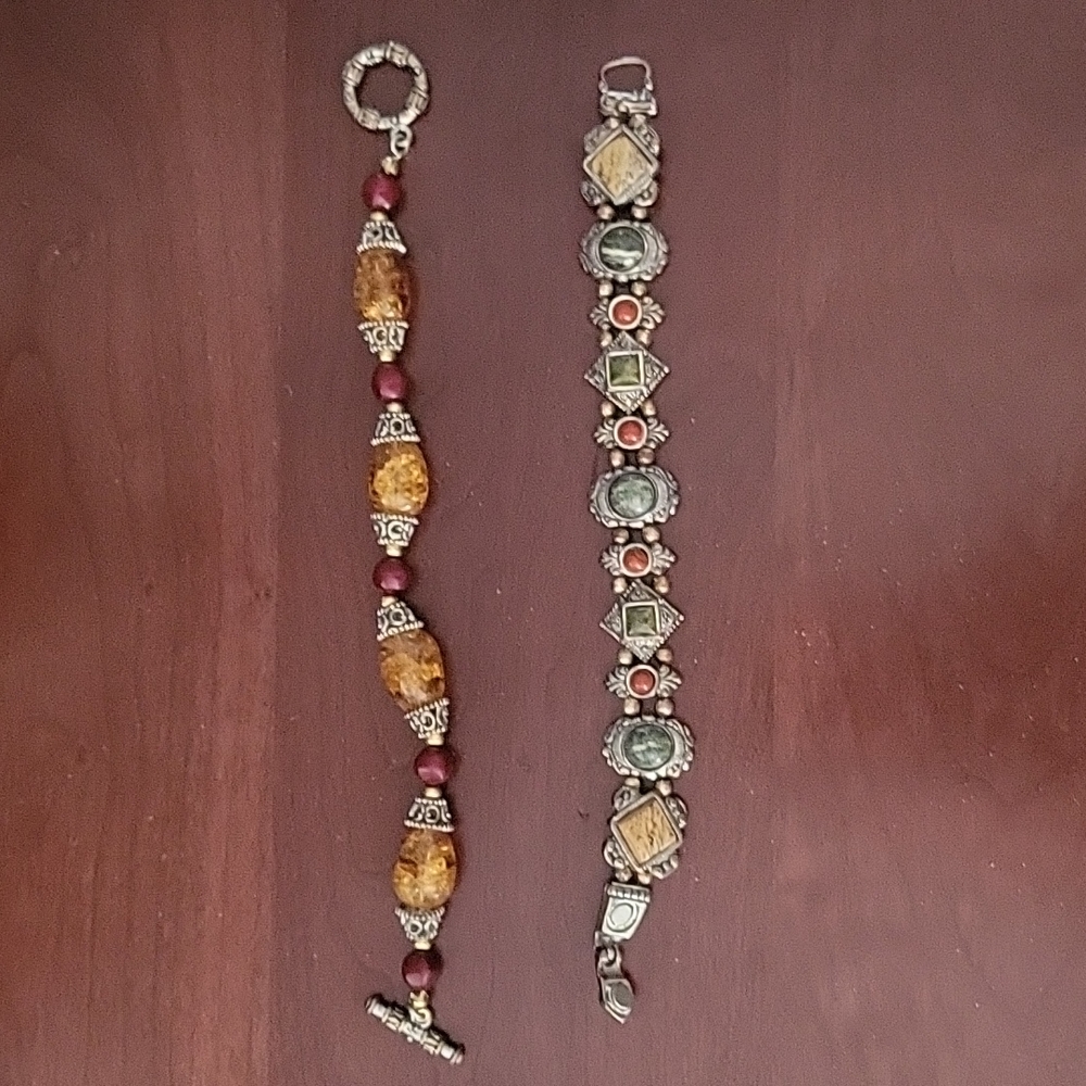 Premier Design Stone and Bead Bracelets